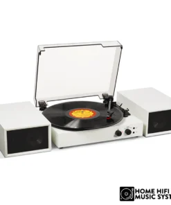 Steepletone Harrow Record Player – 3-Speed Bluetooth Turntable