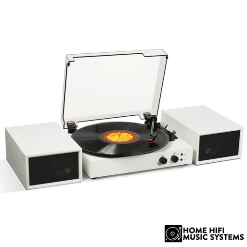 Steepletone Harrow Record Player – 3-Speed Bluetooth Turntable